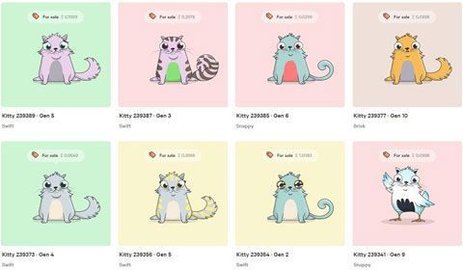 迷恋猫CryptoKitties