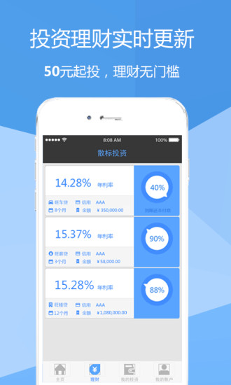 投哪儿网理财