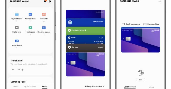 三星钱包年内将拓展至13国 整合Samsung Pay、Samsung Pass