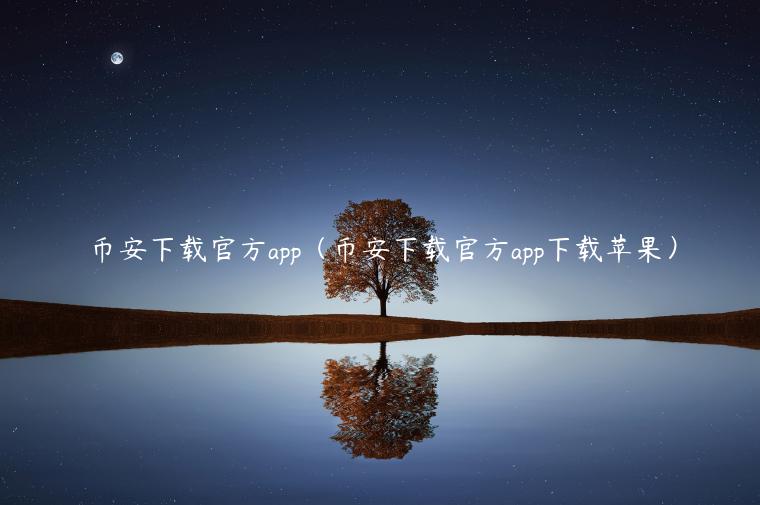 binance下载官方app（binance下载官方app下载苹果）-第1张图片-芝麻交易平台app下载