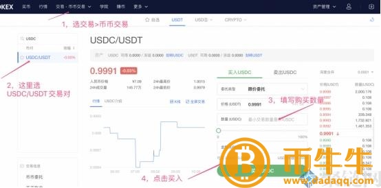 USDC怎么买卖，USDC介绍货介绍货币购买和交易流程介绍-第5张图片-芝麻开门下载