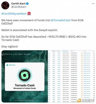 EOA账户地址 0xEDbdf 已将资金转至