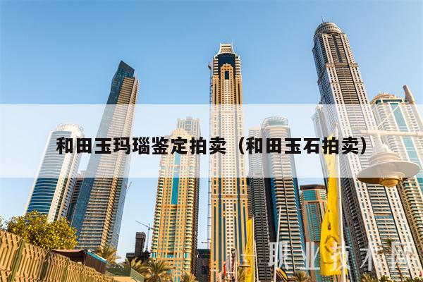 和田玉玛瑙鉴定拍卖（和田玉石拍卖-第1张图片-芝麻开门下载