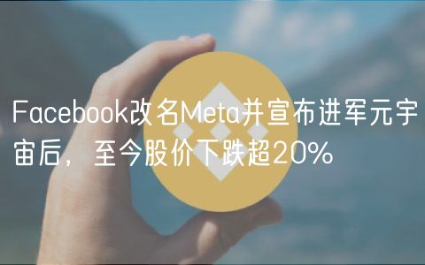 Facebook改名Meta并宣布进军元宇宙后，至今股价下跌超20%-第1张图片-芝麻开门下载