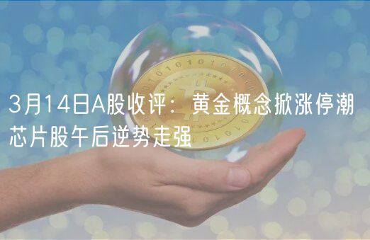 3月14日A股收评：黄金概念掀涨停潮 芯片股午后逆势走强-第1张图片-芝麻开门下载