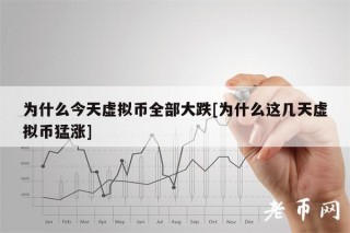 为什么今天虚拟币全部大跌[为什么