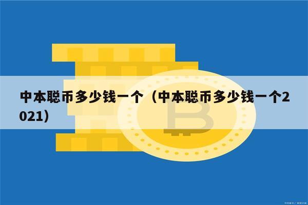 中本聪币多少钱一个（中本聪币多少钱一个2021）-第1张图片-芝麻开门下载