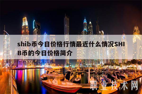 shib币今日价格行情最近什么情况SHIB币的今日价格简介-第1张图片-芝麻开门下载