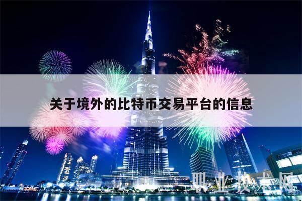 关于境外的比特币交易平台的信息-第1张图片-芝麻开门下载