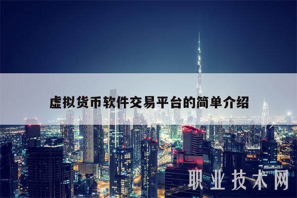虚拟货币软件交易平台的简单介绍-第1张图片-芝麻开门下载