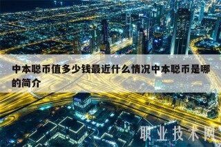 中本聪币值多少钱最近什么情况中本