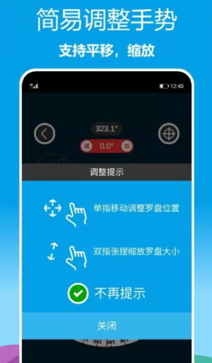 立体罗盘指南针