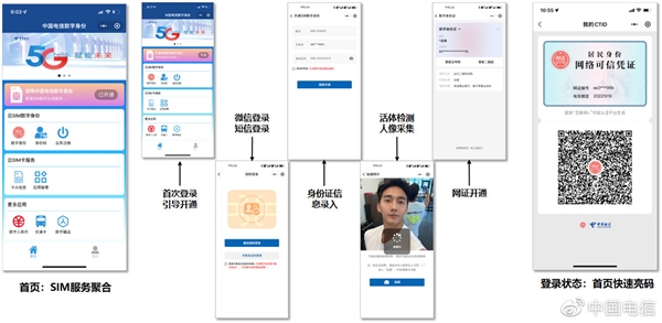 手机就是身份证！中国电信“SIM数字身份”功能正式上线